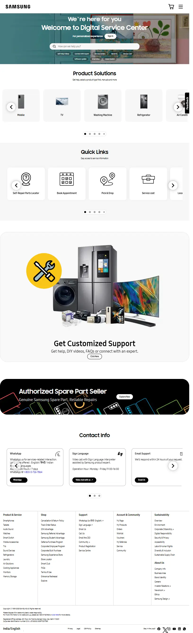 backlink from samsungdigitalservicecenter.com