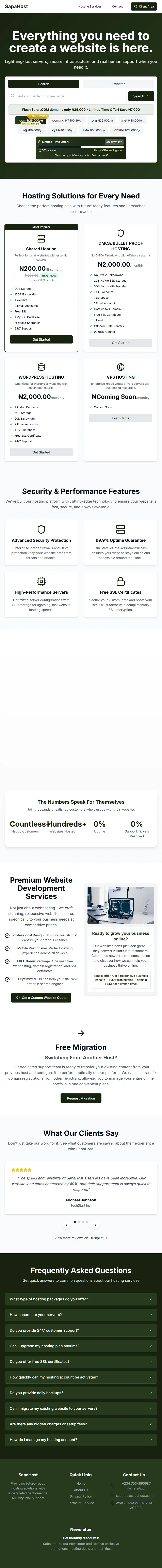 backlink from sapahost.com