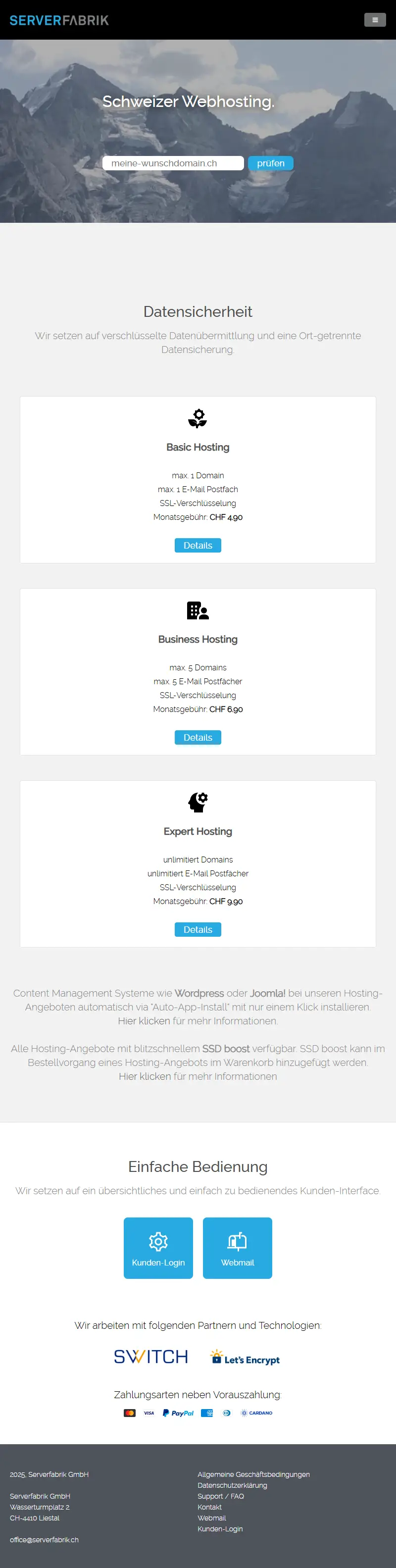 backlink from serverfabrik.ch
