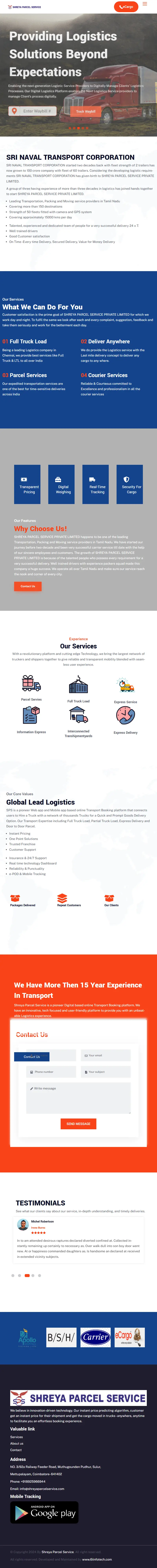 backlink from shreyaparcelservice.com