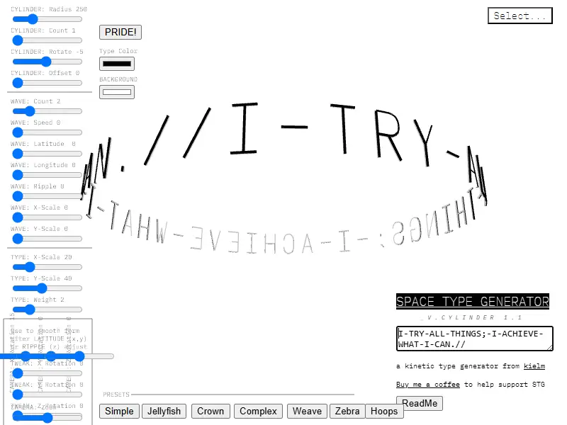 backlink from spacetypegenerator.com