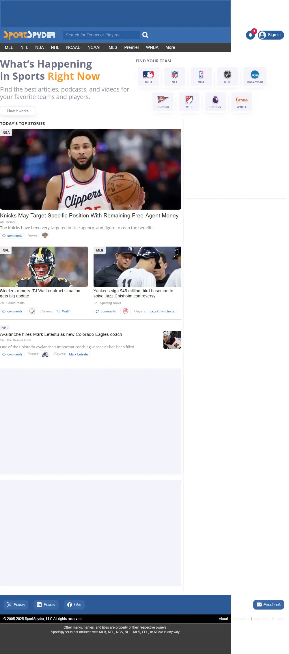 backlink from sportspyder.com