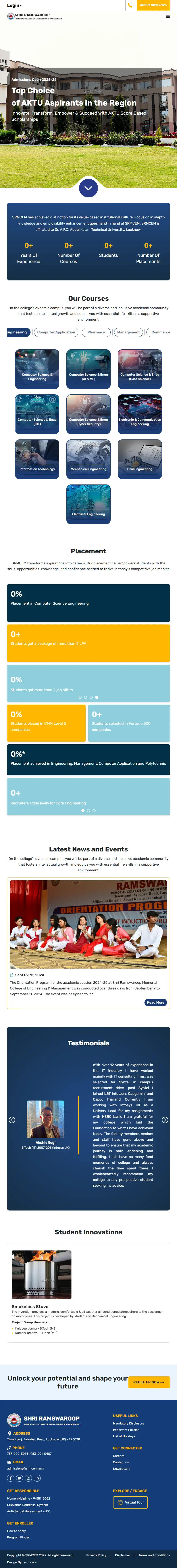 backlink from srmcem.ac.in