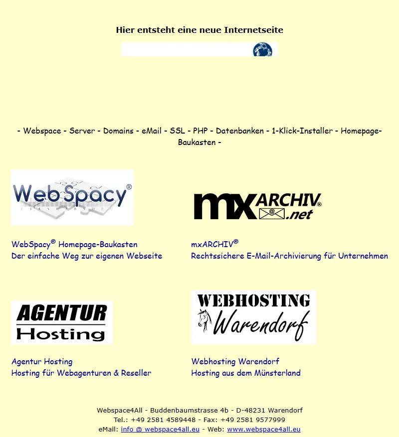 backlink from srv018.de