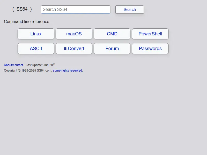 backlink from ss64.com
