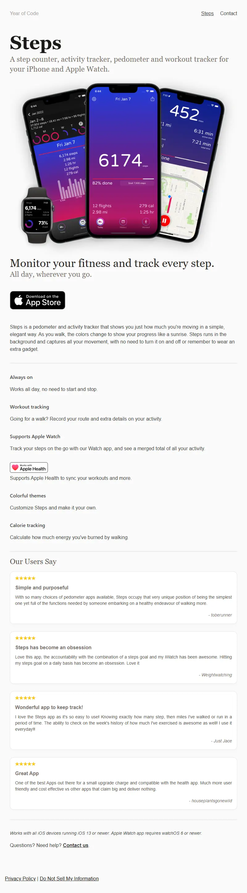 backlink from stepsfitness.app
