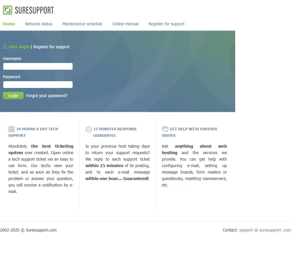 backlink from suresupport.com