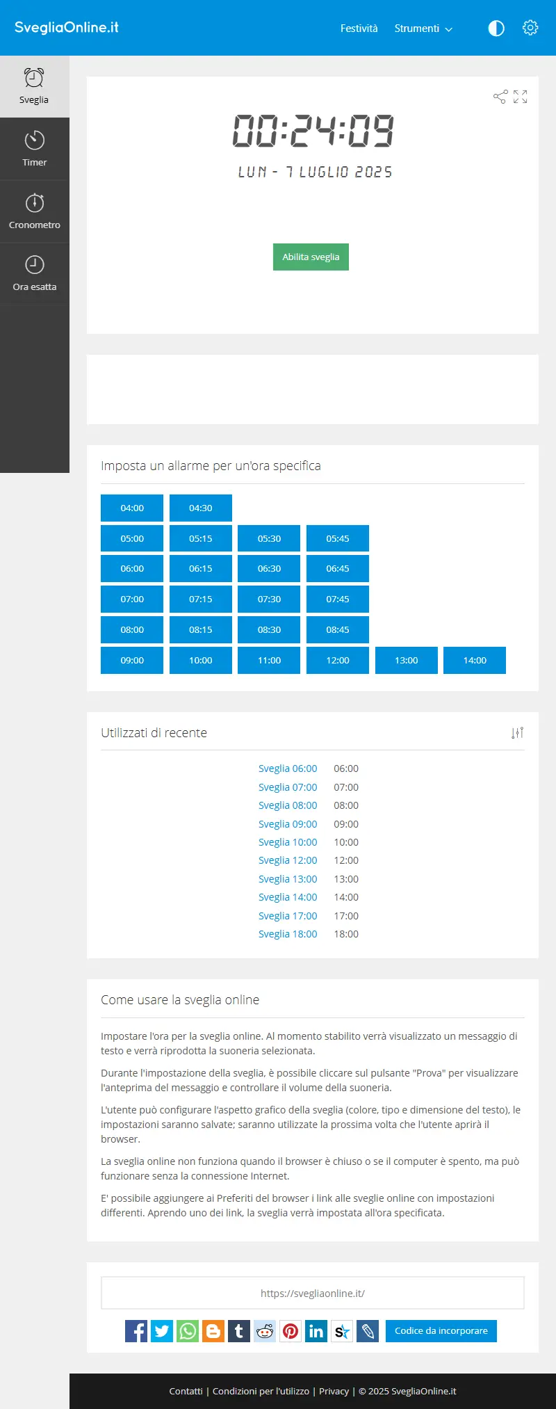 backlink from svegliaonline.it