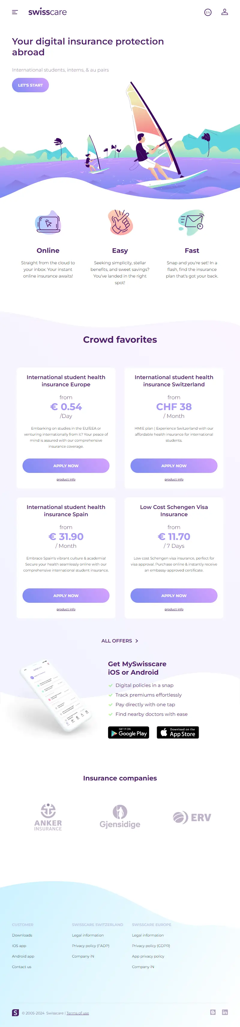 backlink from swisscare.com