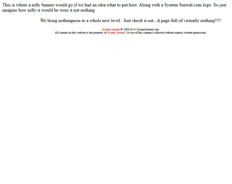 backlink from systemsurreal.com