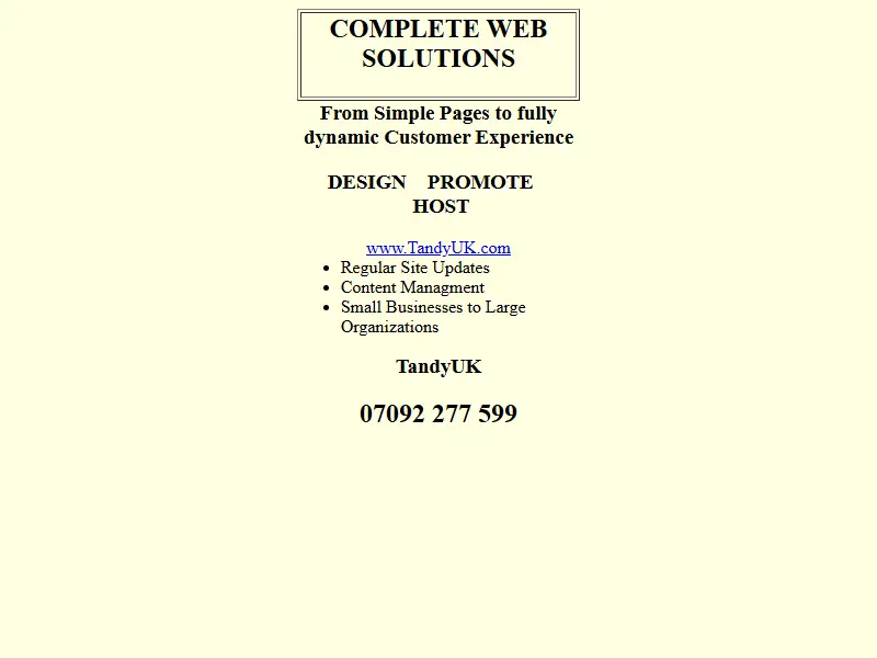 backlink from tandyuk.com