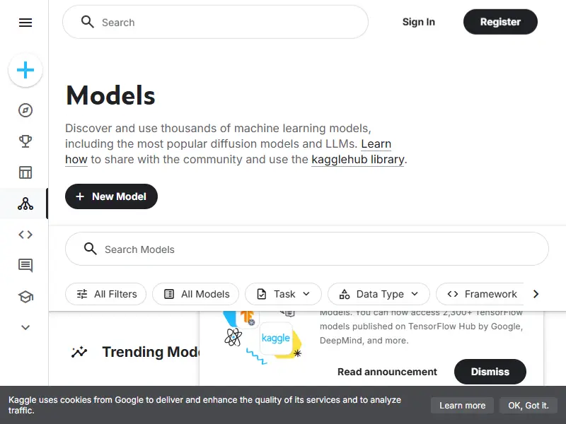 backlink from tfhub.dev