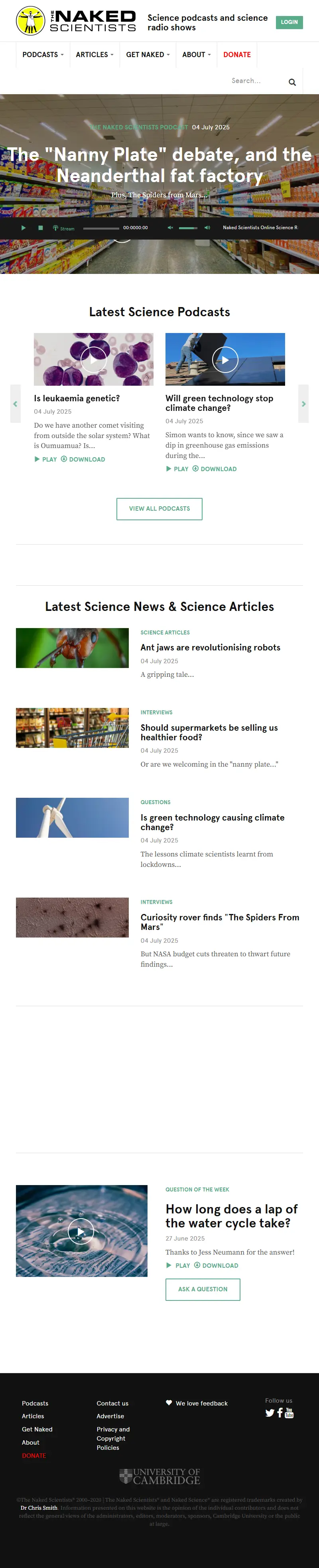 backlink from thenakedscientists.com