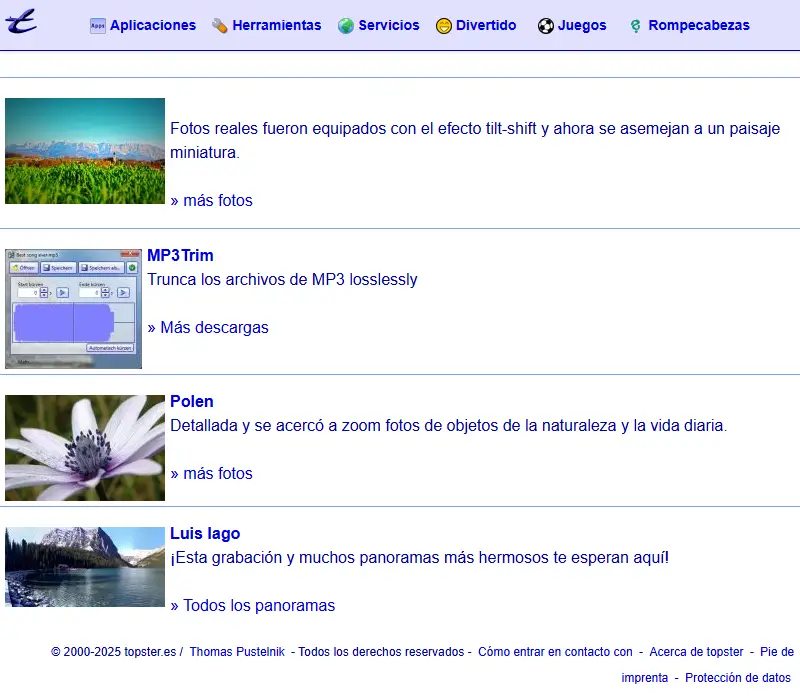 backlink from topster.es