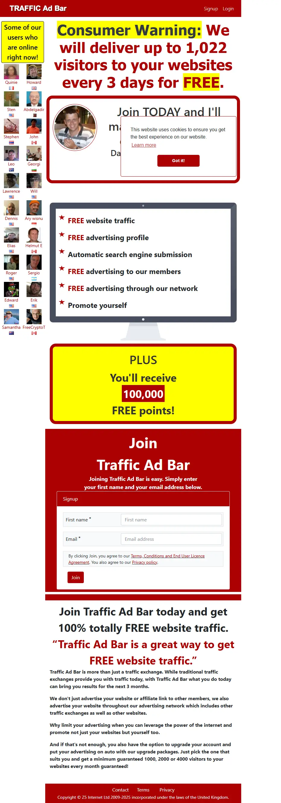 backlink from trafficadbar.com