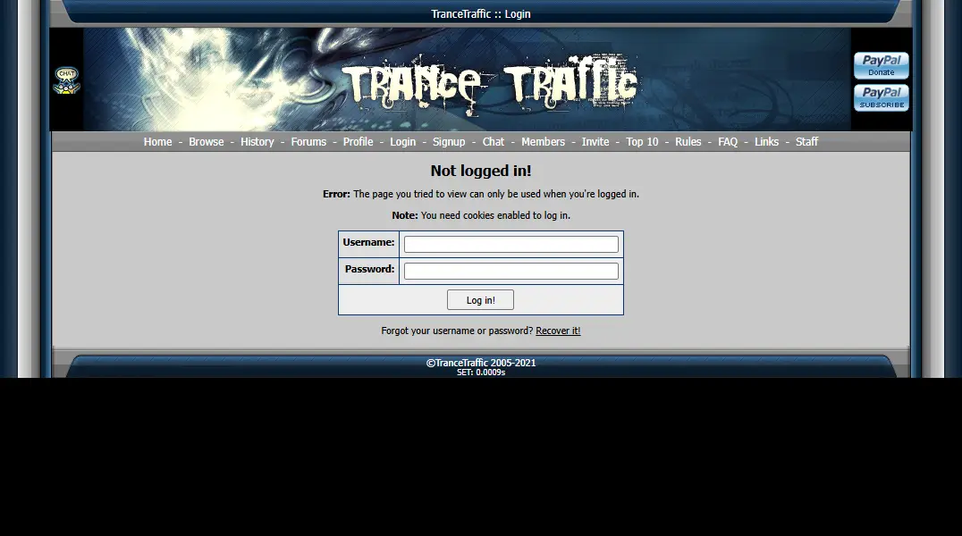 backlink from trancetraffic.com