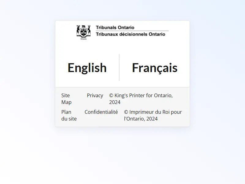 backlink from tribunalsontario.ca