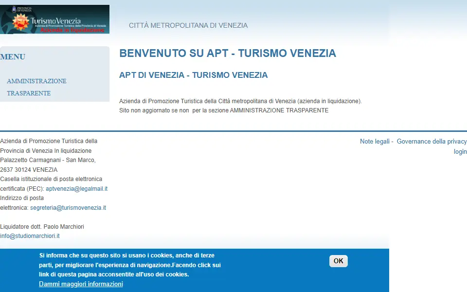 backlink from turismovenezia.it