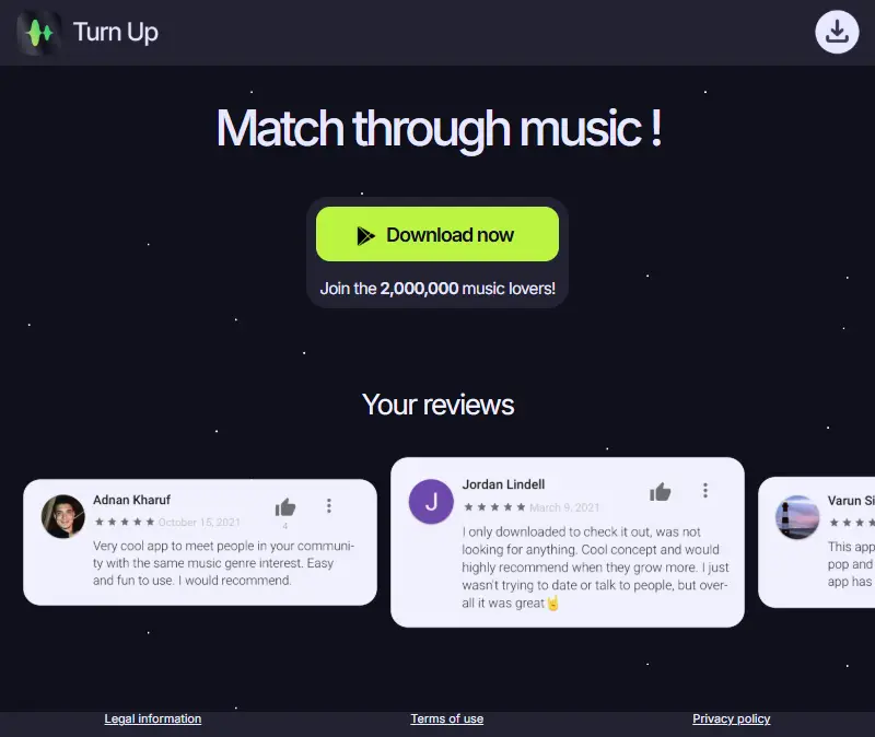 backlink from turn-up.app