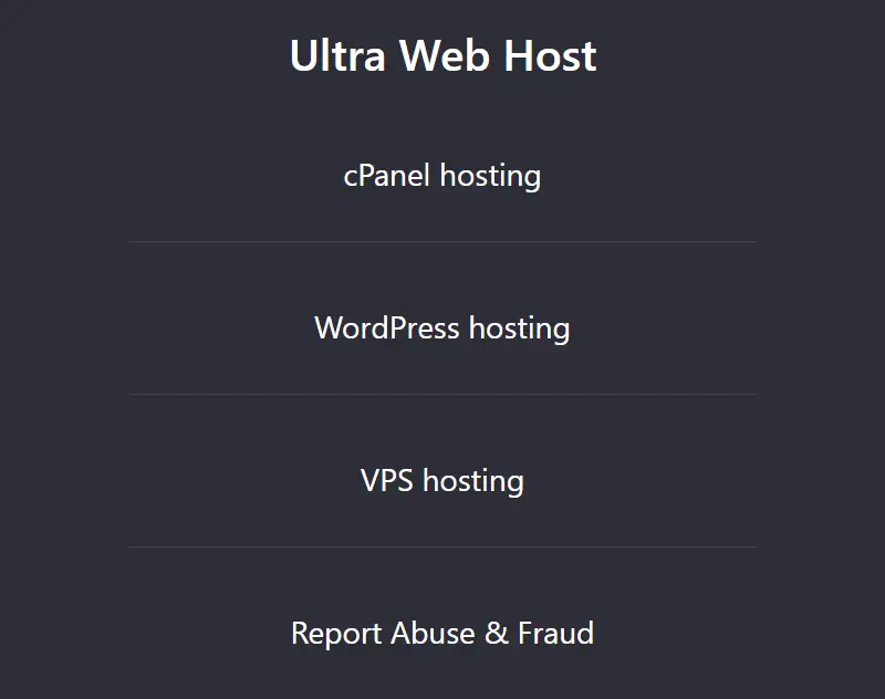 backlink from ultrawebhost.eu