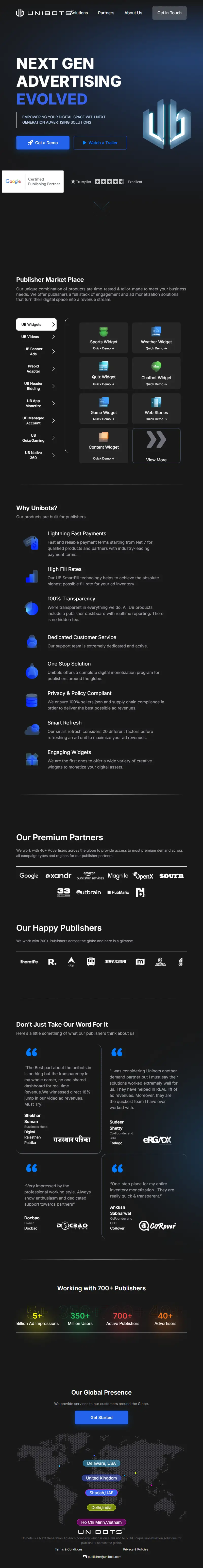 backlink from unibots.in