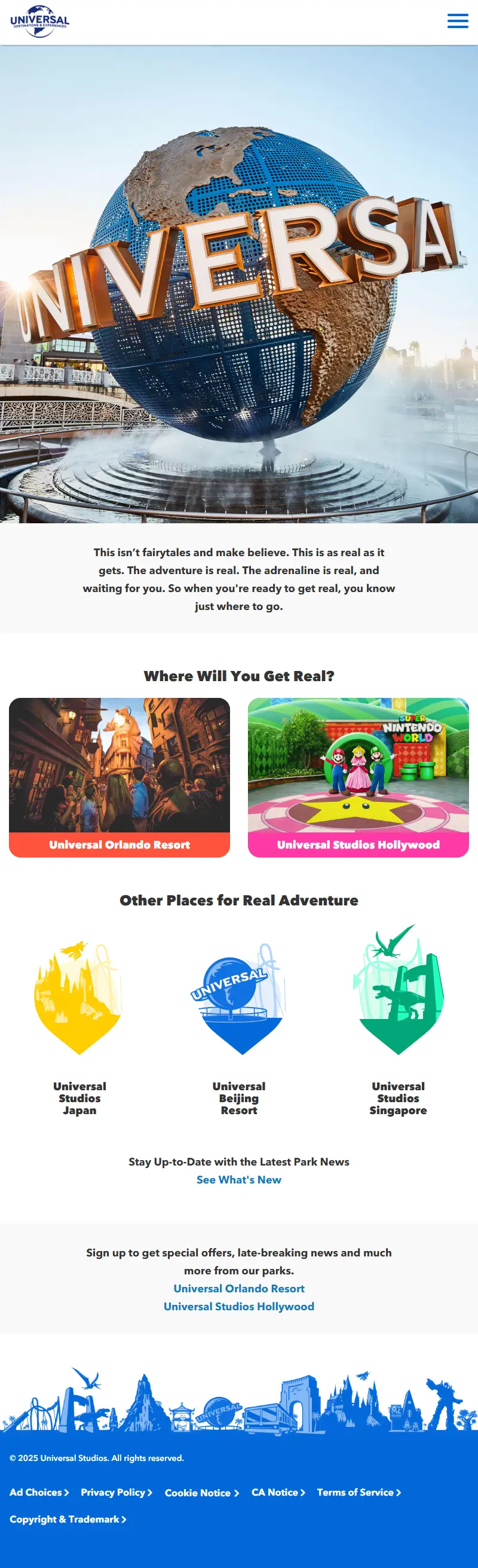 backlink from universalparks.com