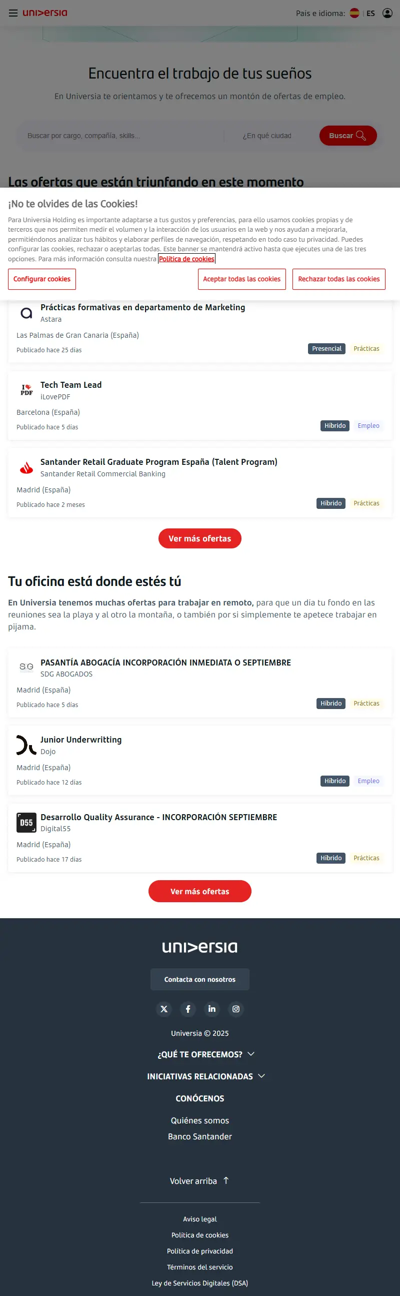 backlink from universia.net