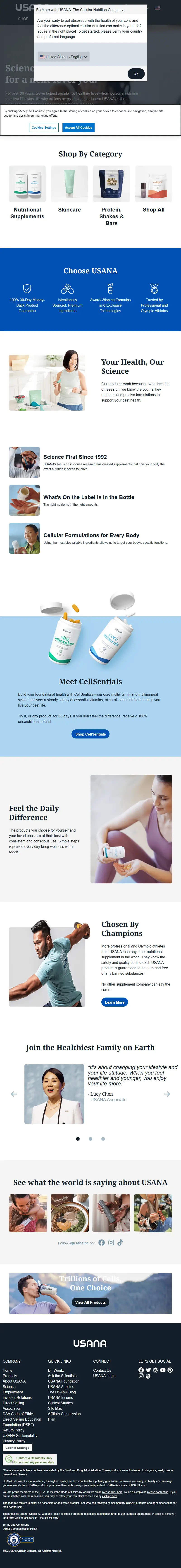 backlink from usana.com