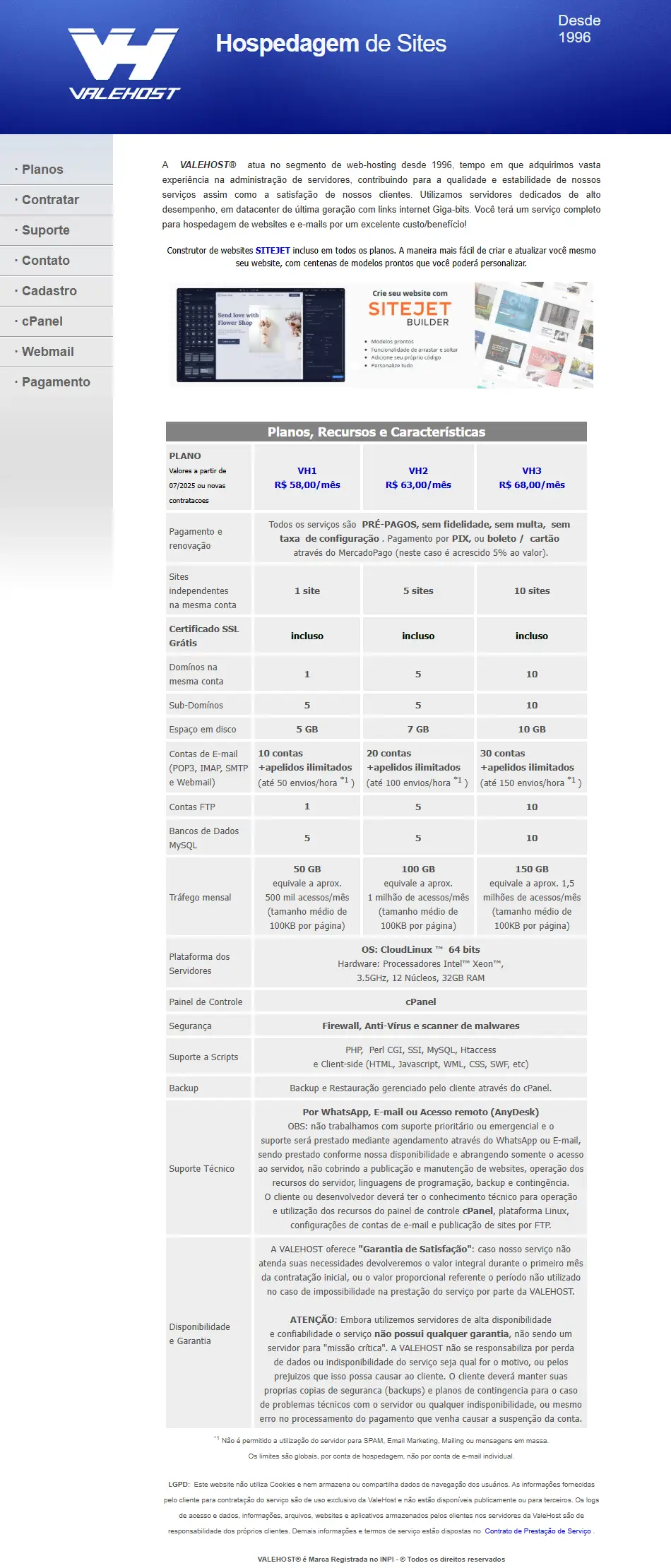 backlink from valehost.net.br
