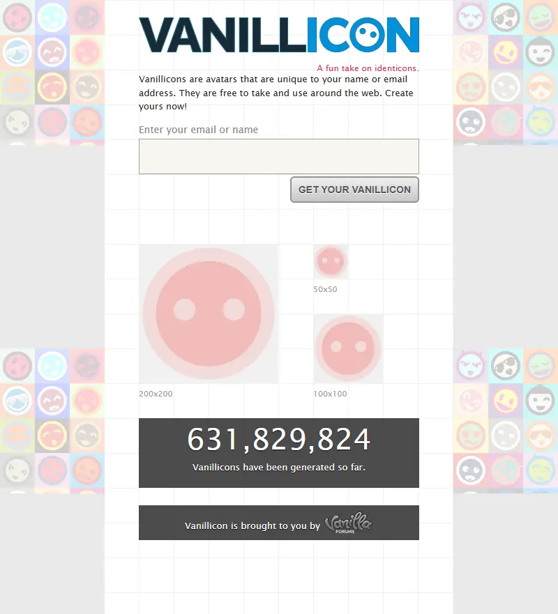 backlink from vanillicon.com