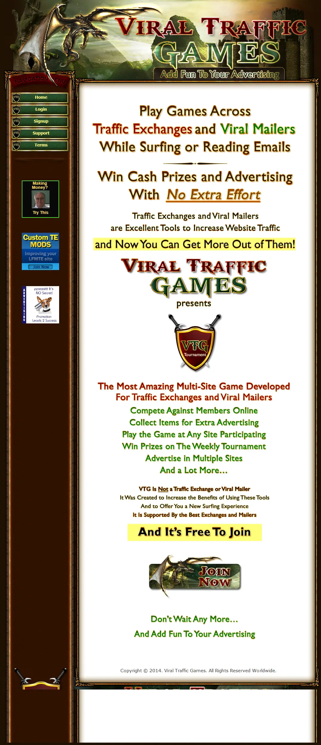 backlink from viraltrafficgames.com