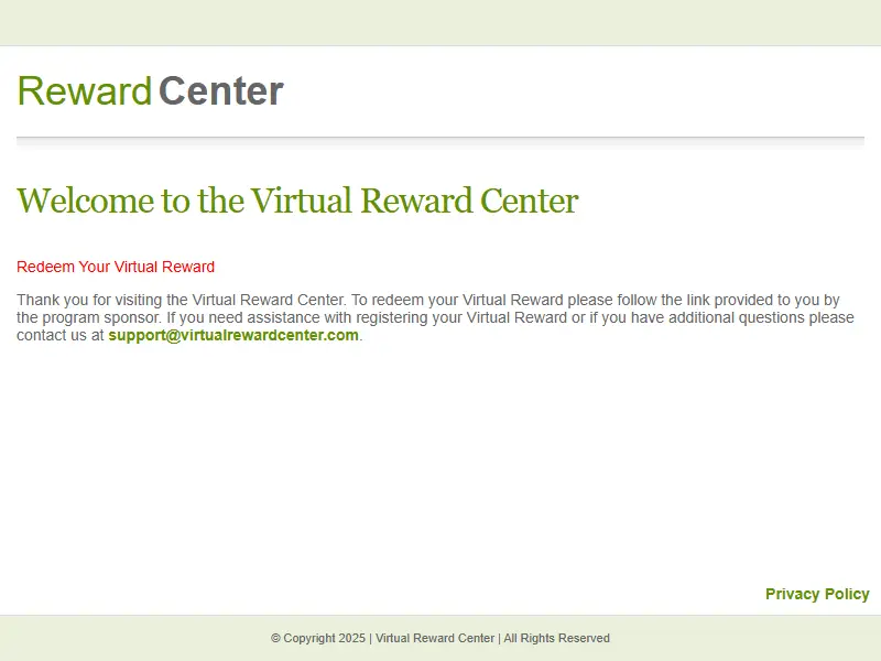 backlink from virtualrewardcenter.com