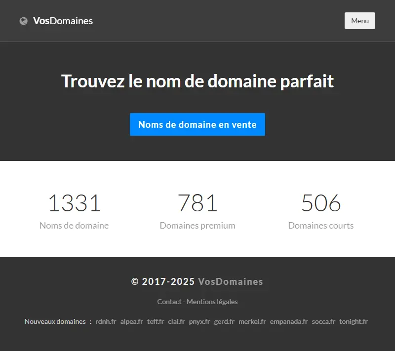 backlink from vosdomaines.com