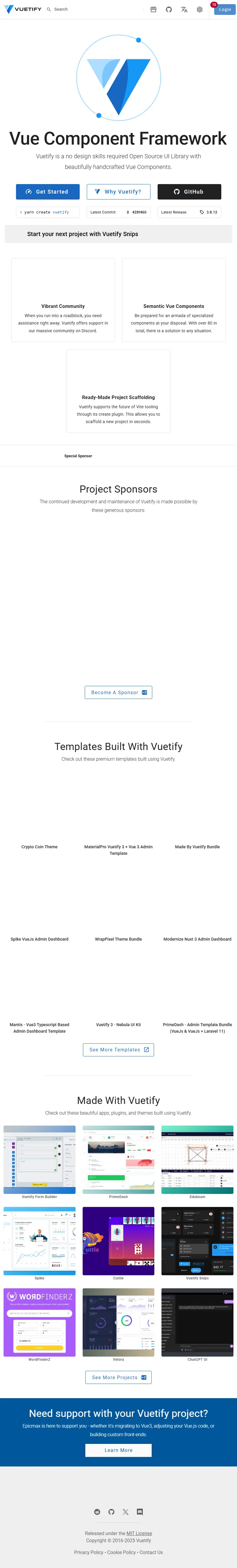 backlink from vuetifyjs.com