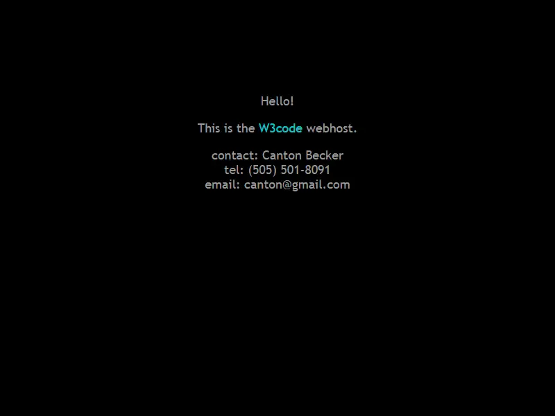 backlink from w3code.com