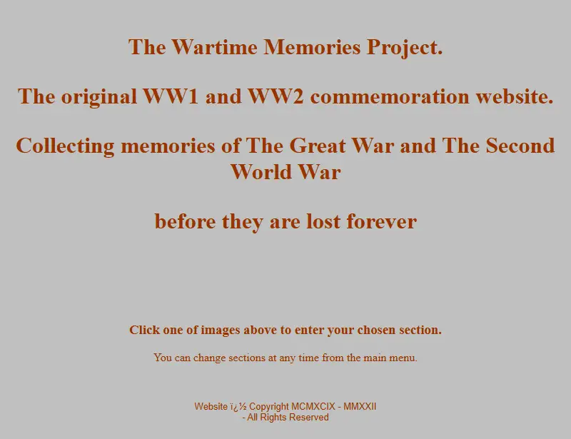 backlink from wartimememoriesproject.com