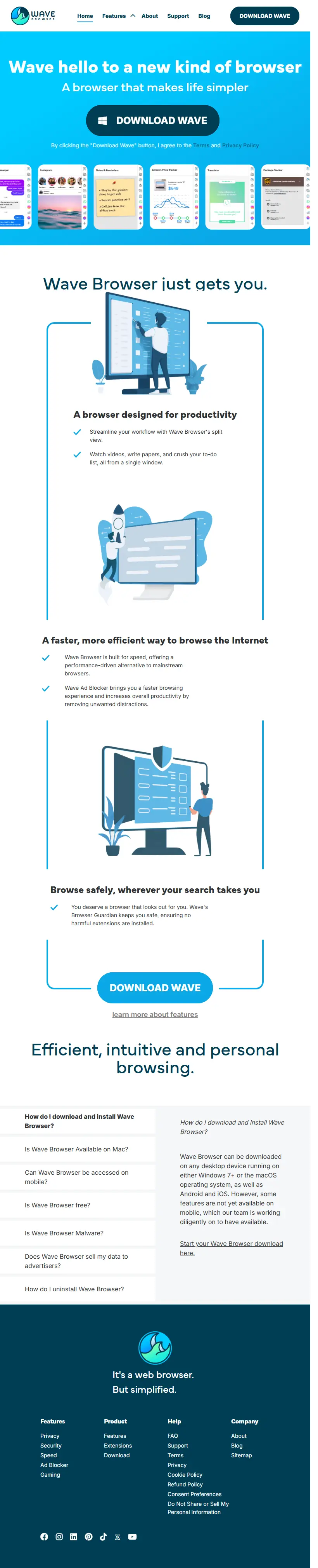 backlink from wavebrowser.net