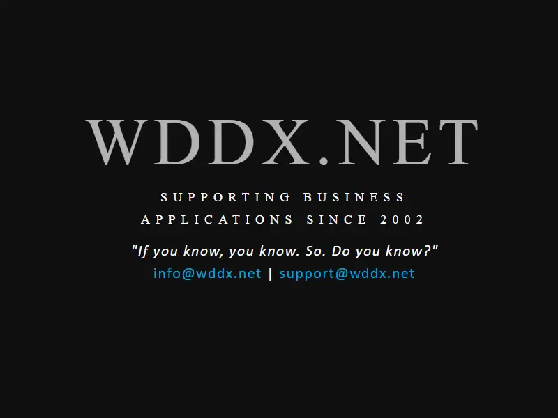 backlink from wddx.net