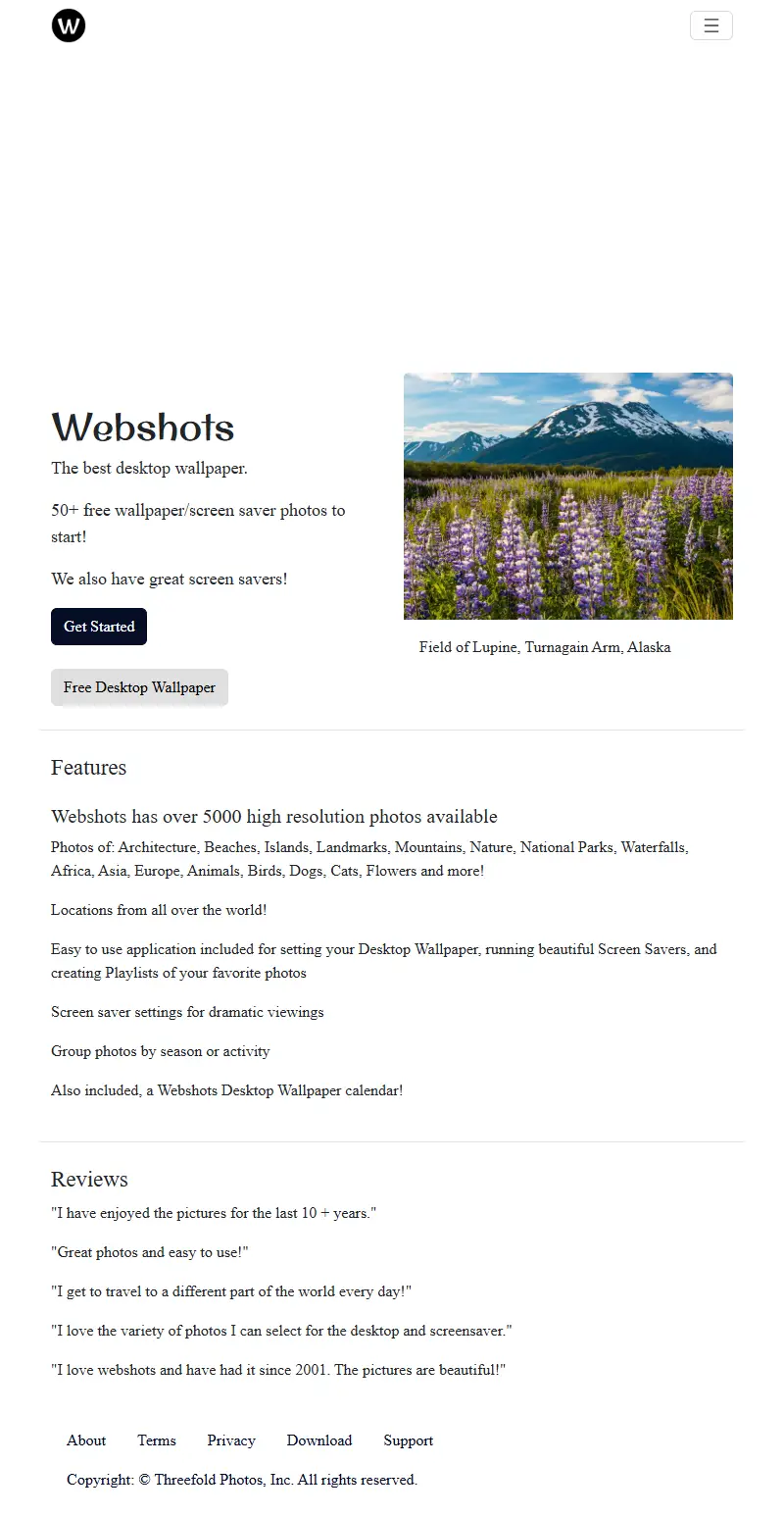 backlink from webshots.com