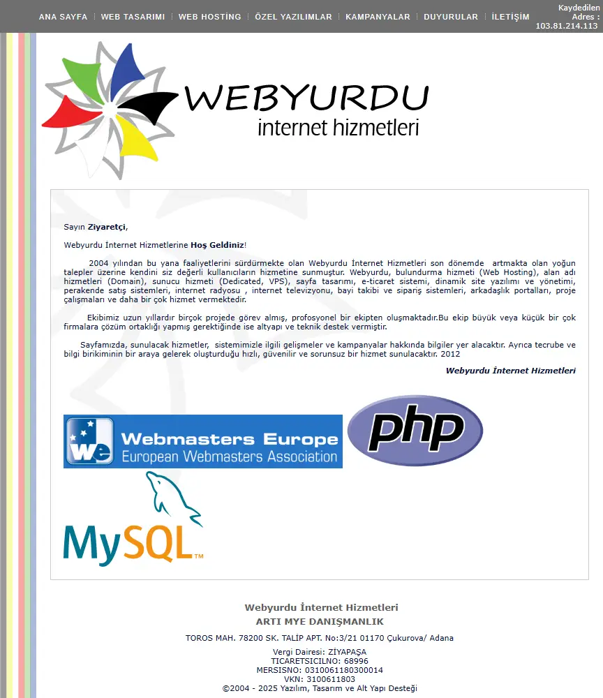 backlink from webyurdu.com