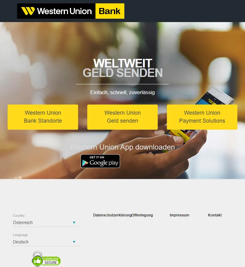 backlink from westernunionbank.com