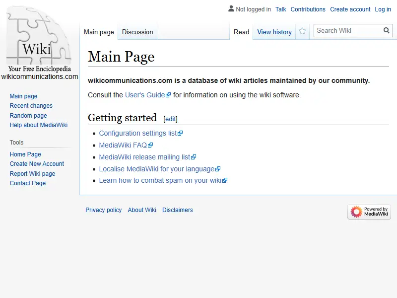 backlink from wikicommunications.com