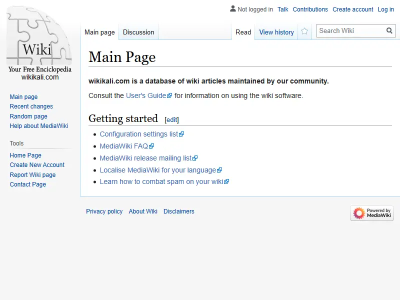 backlink from wikikali.com