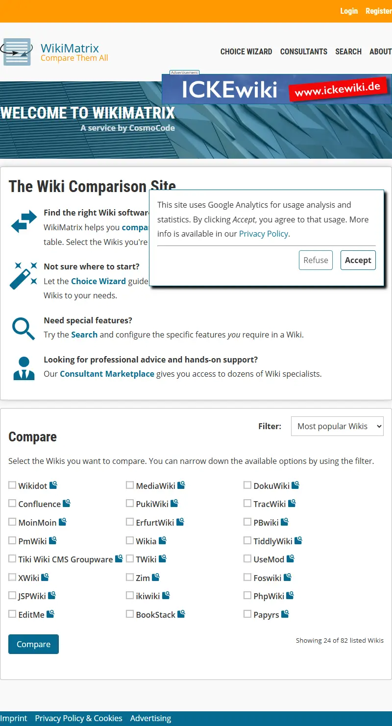 backlink from wikimatrix.org