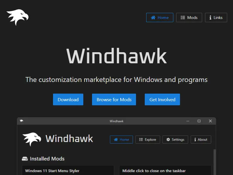 backlink from windhawk.net