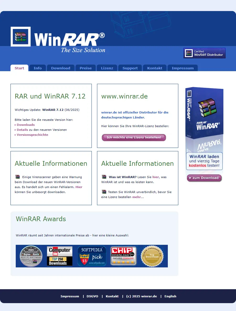 backlink from winrar.de
