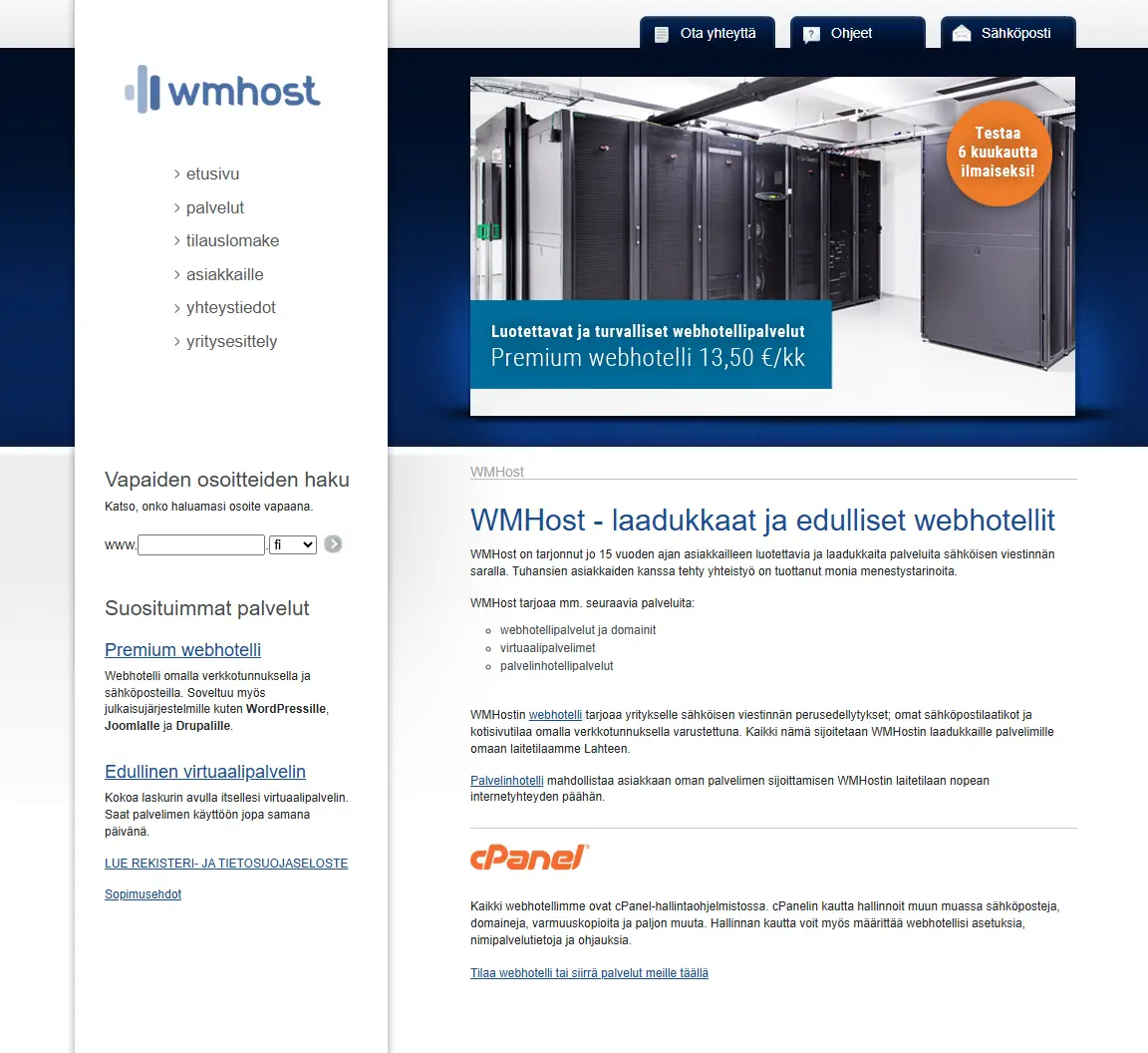 backlink from wmhost.com