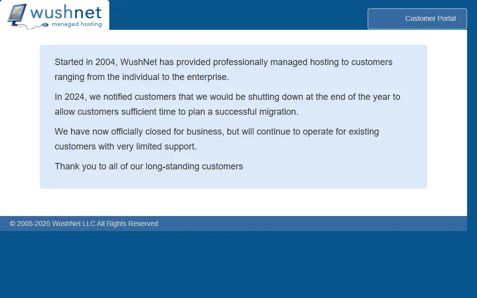 backlink from wush.net