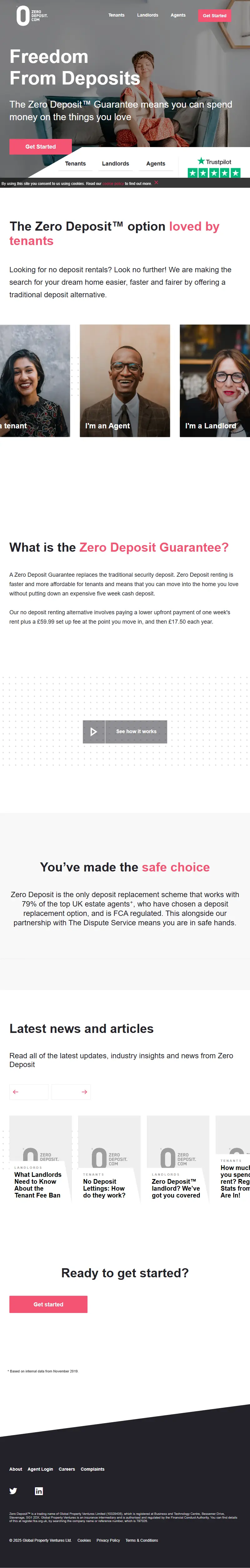 backlink from zerodeposit.com
